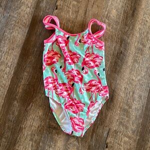 Gymboree flamingo swimsuit